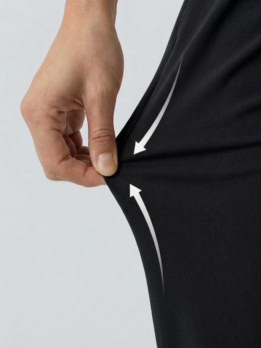 OctMoon Women's High Waisted Straight Leg Dress Pants - Stretchy Wrinkle-Free Business Casual Work Slacks for Office