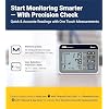 A&D Medical Precision Check BP Monitor, Home Use with Bluetooth UA-810BLE Wide-Range Cuff (8.6-16.5), 2 Users, Backlit LCD, Illuminated Buttons, iOS & Android Compatible, AC Adapter & Carrying Bag