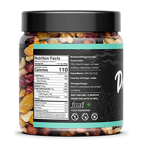 Image of Organic Box 100% Natural and Premium Healthy Mix Dry Fruits and Nuts Healthy for Every Occasion Fresh and Healthy Dry Fruits (100 Gram) - Diwali Gift Pack