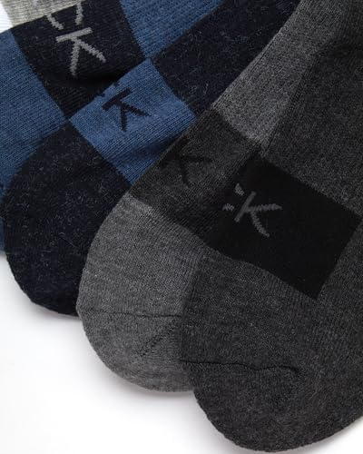 Image of Calvin Klein Mens No Show Socks - 6 Pack Soft Cotton Blend Cushioned Athletic Low Cut Socks for Men for Sports and Running