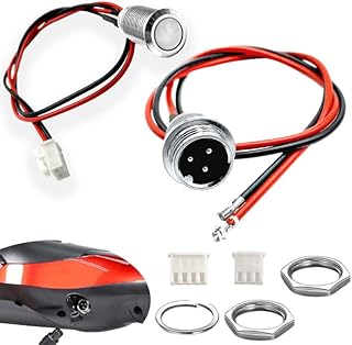 Felixstory Hoverboard Charging Port Replacement for Smart Self-Balancing Scooter(3 Prong+4 Prong)