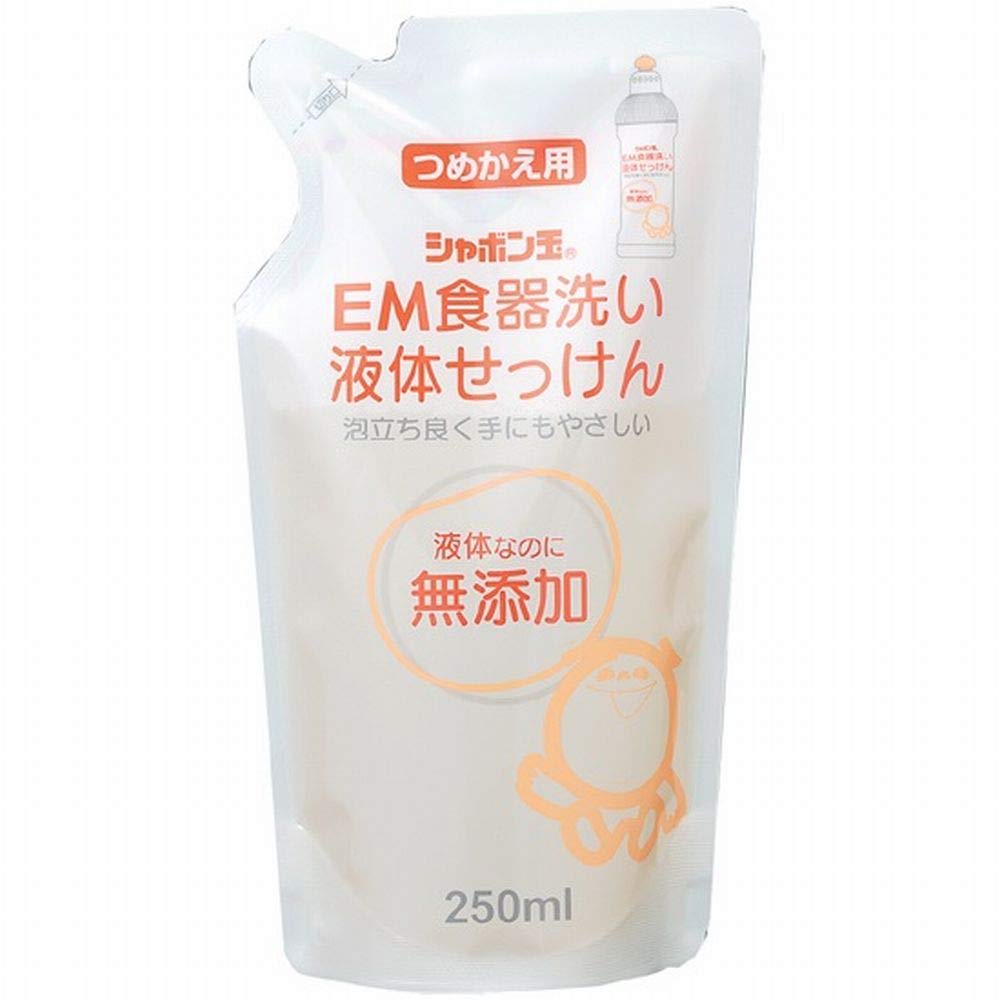 Amazon | EM食器洗い液体石けん詰替用袋入 250ml（10袋セット