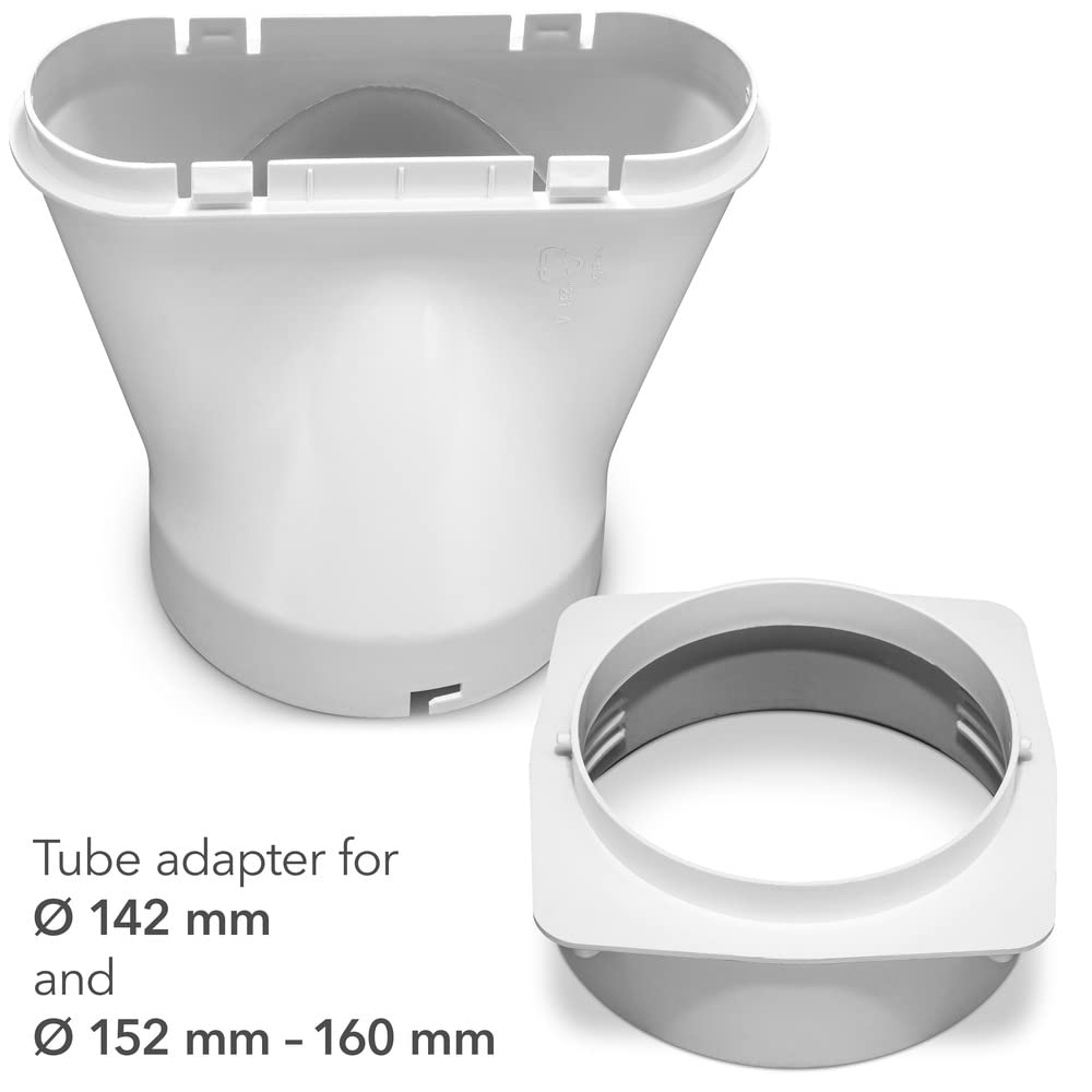 TROTEC Adapter do węża wylotowego/adapter okienny, dysza okienna do przenośnych klimatyzatorów, klimatyzatorów