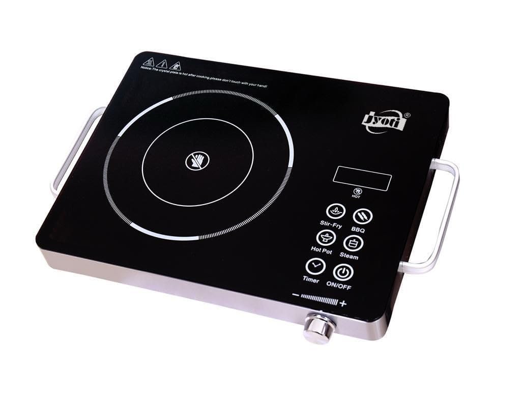 Jyoti 2200W Infrared Cooktop Stove | Works with all Flat Bottom vessels | Touch Control | Crystal Glass Plate | Digital Display | Timer | Surge Protection-image-31