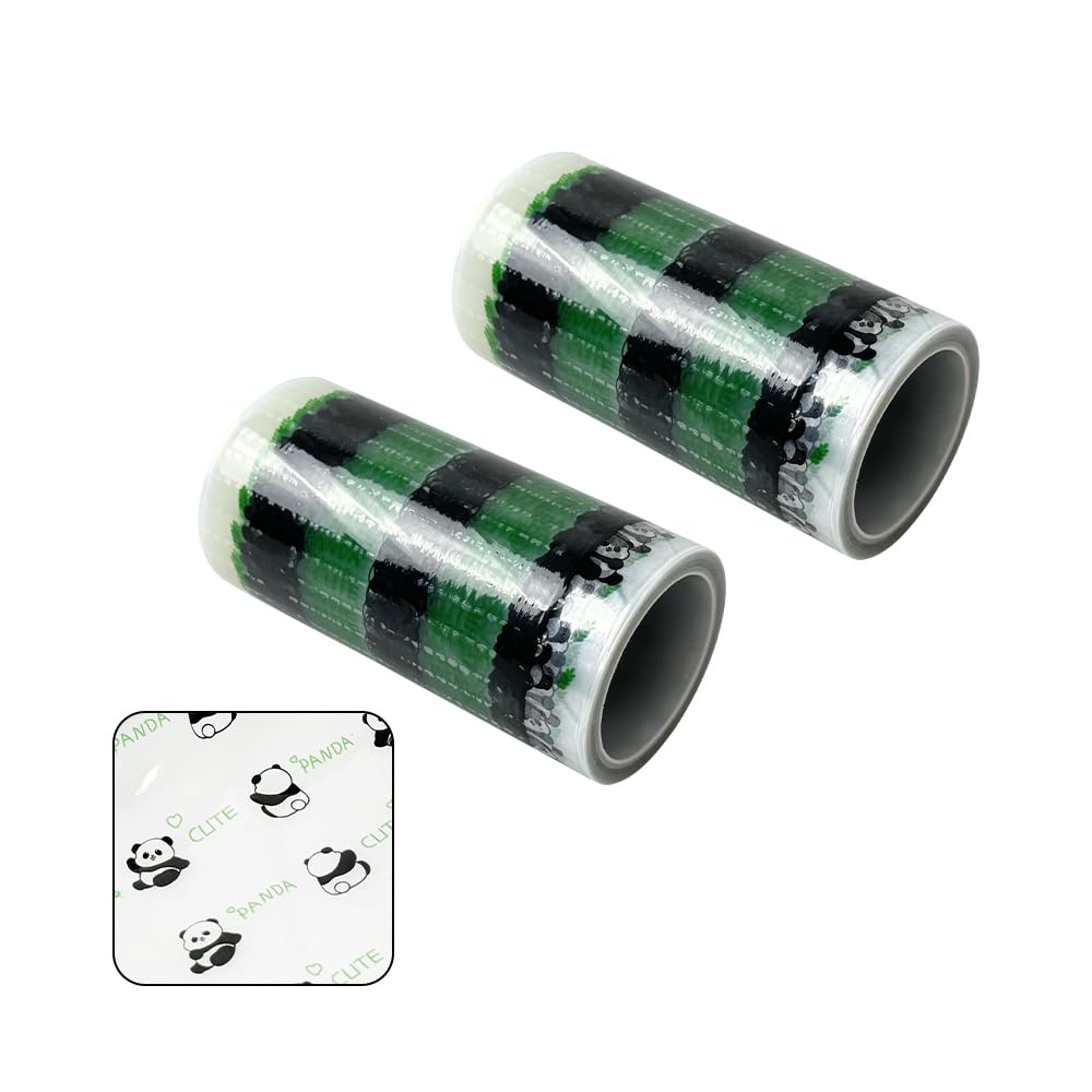 Disposable Dental Barrier Film, YOUYA‑DENTAL Self‑Adhesive Protective Isolation Membrane, Cartoon Pattern Dental Surface Barrier Cover, Tattoo Machine Plastic Wrap, 4×6 Inch, 133 Sheets/Roll, 2 Roll