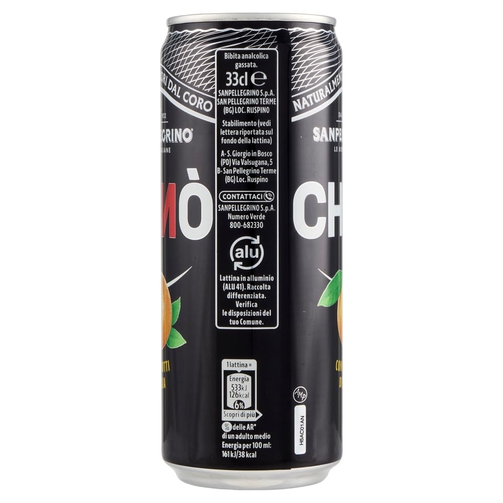 Italian Gourmet Bundle 72x Chinotto 33cl – Italienisches Kult Erfrischungsgetränk mit Chinotti aus Sizilien – Mediterrane Italienische Limonade & Softdrink Vorratspackung für Familie, Gastronomie