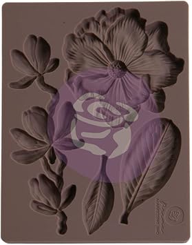 Prima Marketing Magnolia Rouge Collection Moulds-3.5"x4.5"x8mm 655350658298 for Funiture Dresser, Chocolate,Cake,Candy,Bakery,Soap,Polymer Clay, earthen Clay