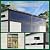 Jocisland 7x7x7 FT Outdoor Resin Storage Shed with Floor & Double Doors, Sloped Roof Resin Shed with Skylight Panels, Window & Vents, Waterproof UV-Resistant Tool Sheds for Lawn - Gary & Black