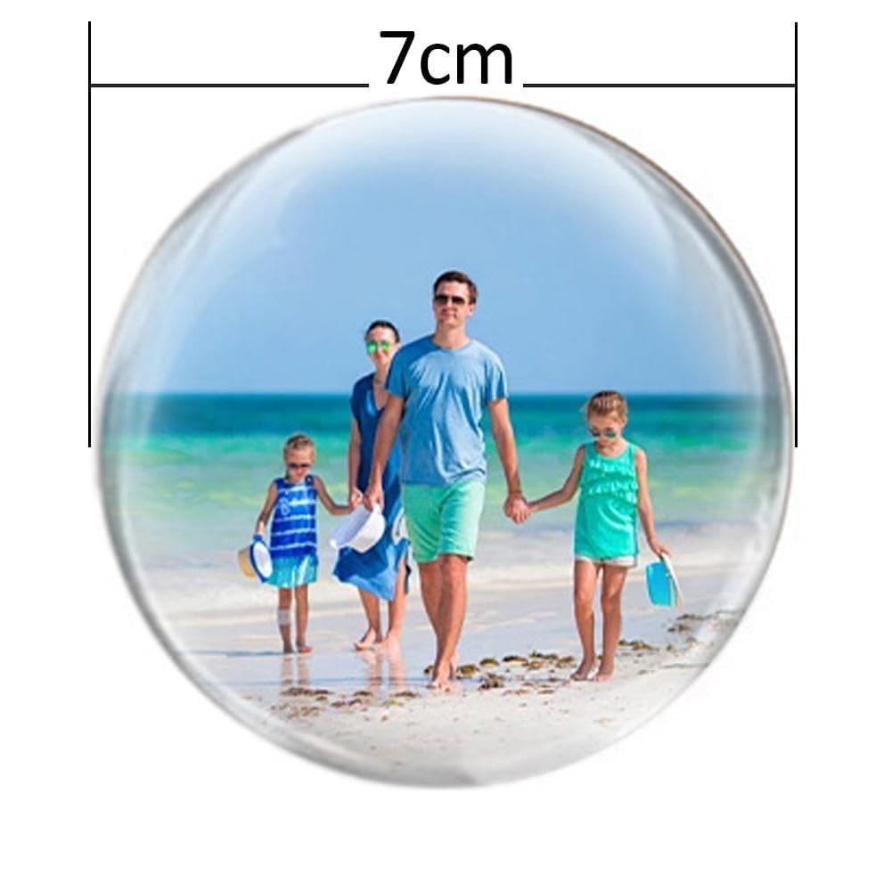 Lampe à mémoire de forme, album photo numérique à ultrasons 3D, boule de cristal à ultrasons, affichage vidéo numérique, photo et sphère LED personnalisables, pour couples, animaux domestiques, cadeau