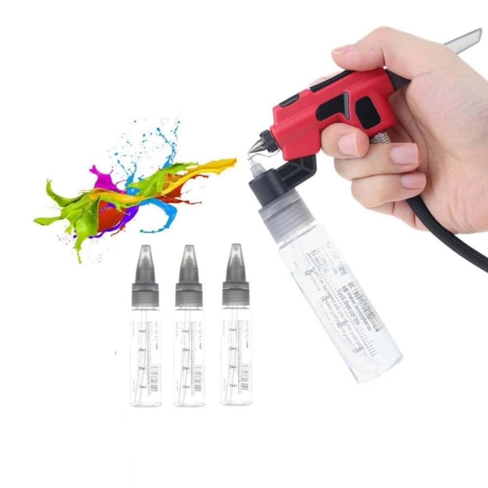 Littimoon Wash-Free Airbrush PT-AB for Scale Model Painting Tools Quick Paint Change Hobby DIY Crafts