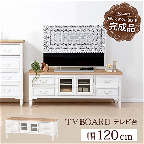 Amazon｜萩原(Hagihara) ブロカントシリーズ テレビ台 ホワイト MTV