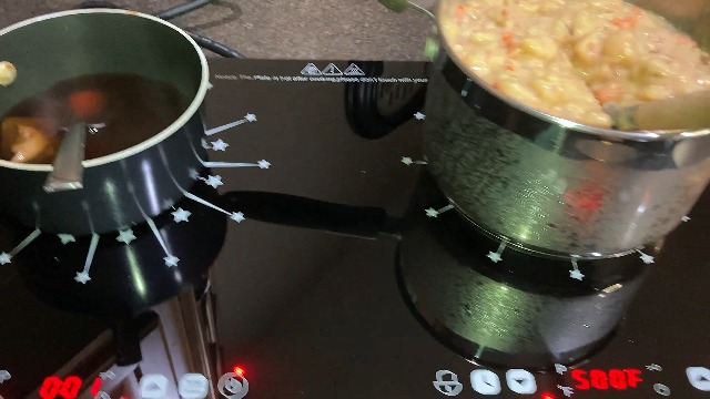 Image of 2 Burner Electric Cooktop 110V - 24 Inch(22.2 inchx 13.07 inch) Countertop Electric Stove with Handles 2000W, Two Burner Ceramic Burner with Touch and Knob Control, Timer, Safety Lock, 120V Plug in