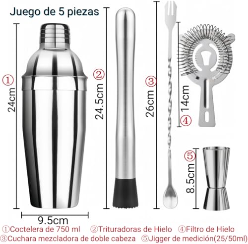 Opiniones y reviews de Cocteleras y medidores - 5 favoritos. 26 Imagen adicional