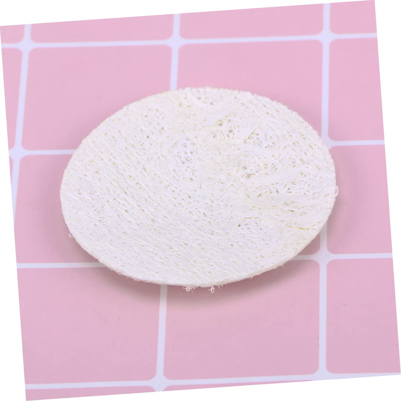 Healvian 500 Piezas Almohadillas De Lufa Esponja Facial Esponjas De Lufa Exfoliantes Almohadillas Redondas De Algodón De Bambú Almohadillas Exfoliantes Depurador Tina Protección De La Piel
