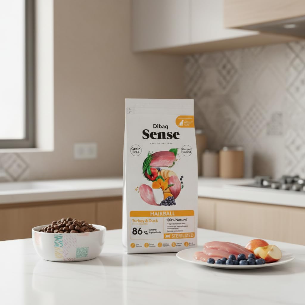 Dibaq Sense sans Céréales Hairball Stérilisé, 6 kg