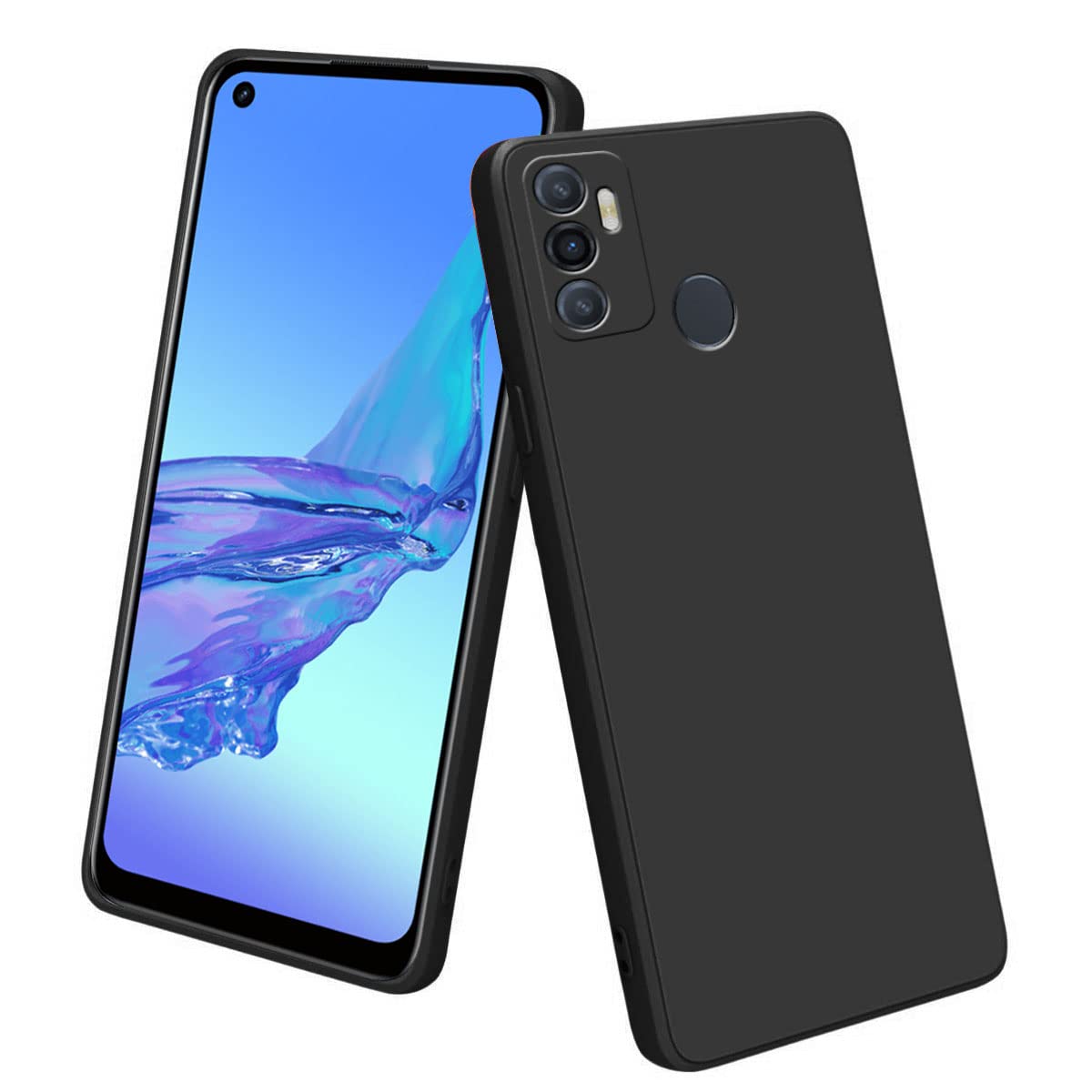 LIRAMARK Silicone Soft Back Cover Case for Oppo A53 / A32 / A33 (Silicone Black) (B0BBVFMGR1) Amazon Price History, Amazon Price Tracker