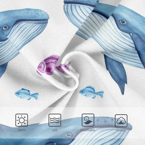 Designer Toddler Girls Underwear 2t Cotton Little Girl Panties Blue Whales Colorful Fish White Briefs Undies Kids3