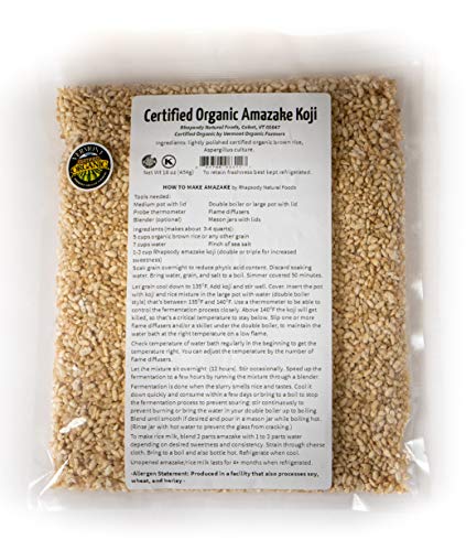 KOJI - Organic Amazake/Rice milk/Shio koji/Sake Koji, 16 oz KOJI - Organic Amazake/Rice milk/Shio koji/Sake Koji, 16 oz