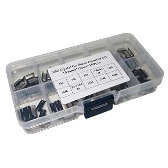 10Values HC-49S Quartz Resonator SMD Crystal Oscillator Kit 2Pin 4MHz 6MHz 8MHz 12MHz 16MHz 24MHz 25MHz 48MHz 11.0592M 22.1184M New for Arrival 2025 High for Quality