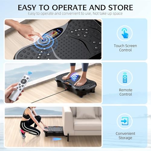 GMCXAX Single-Motor Vibration Plate with Acupressure Surface — view 4