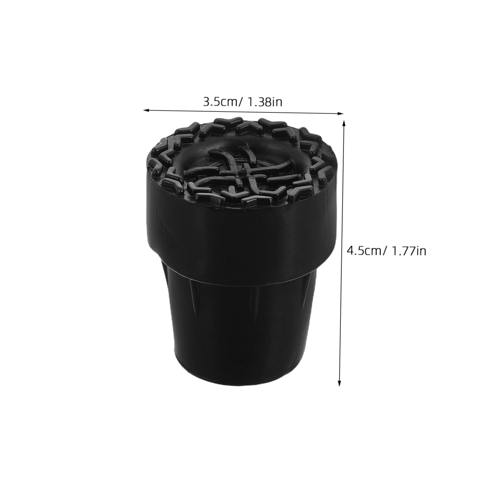 BRIGHTFUFU Walking Stick Cap Anti-Slip Crutch Bottom Pad PVC Construction for Durability Universal Fit for Mobility