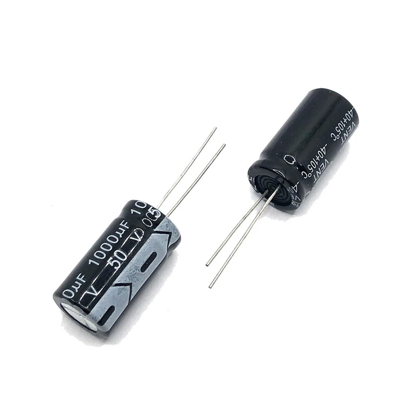 Condensateur électrolytique 50V 1000uF en aluminium 13x25mm pour circuit