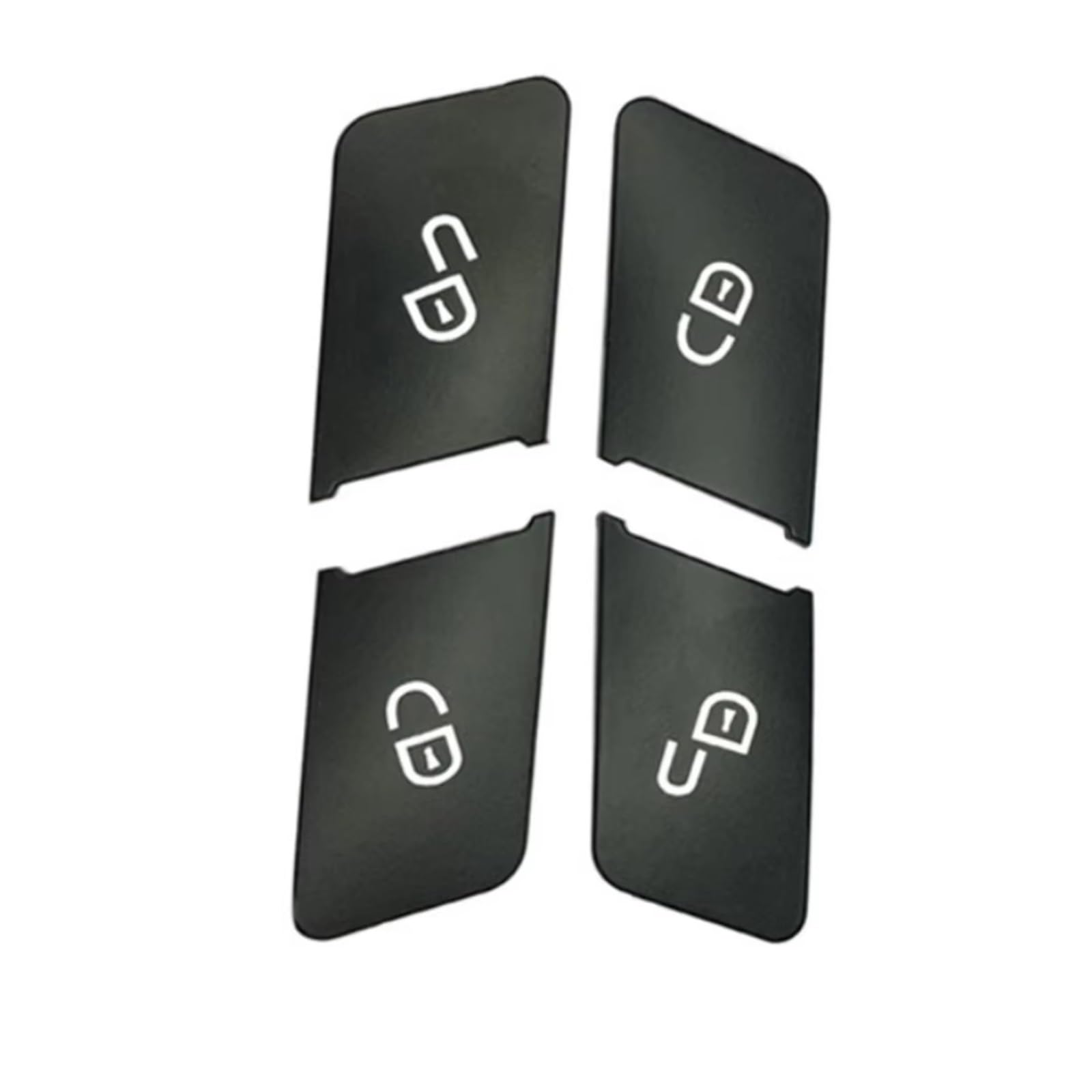Car Button Stick Compatible with Benz A B C E for GLK Class W204 W212 X204 ML for GL GLE GLS W166 W463 W156 W176 Car Door Lock Switch Button Cover Trim Sticker Accessory(Black)