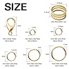 Handyman Crafts Jump Rings Kit With1000PCS Open Jump Rings 40PCS 12mm Lobster Clasps and Jump Rings Opener for Jewelry Making Keychains and Necklace Repair (Gold) #1