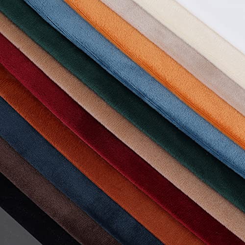 Foreate Velvet Couch Cushion Covers For Sectional Sofa Set - L Shape Couch Covers For 3 Seat Cushion Couch, Furniture Protector For Sofa Seat, Yellow #TOP6