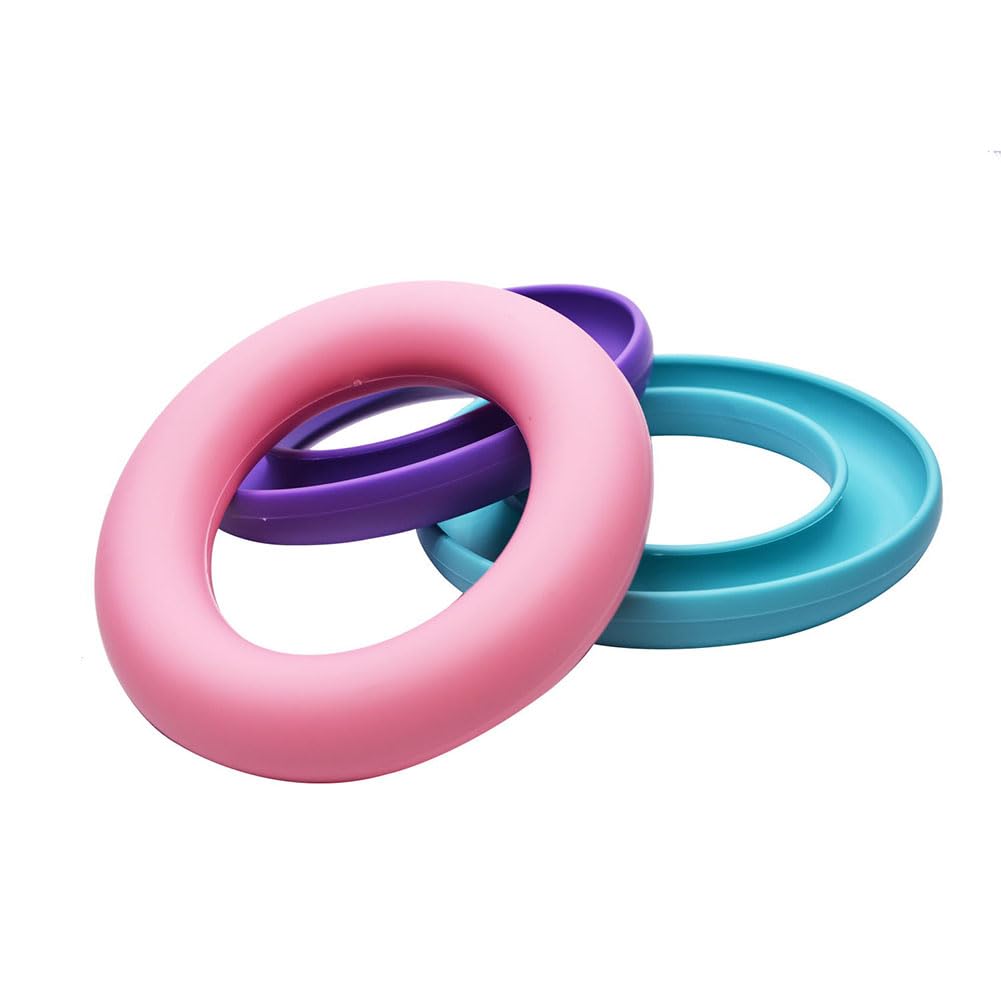 YXQ 3Pcs Bobbin Holder,Silicone Rubber Bobbin Organizers Ring Saver for Sewing Machine (3 Colors)