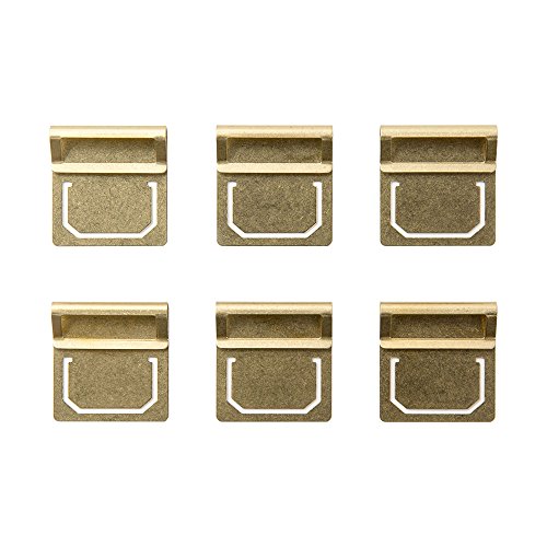 Midori Brass índice Clip duradero para marcar páginas con precisión