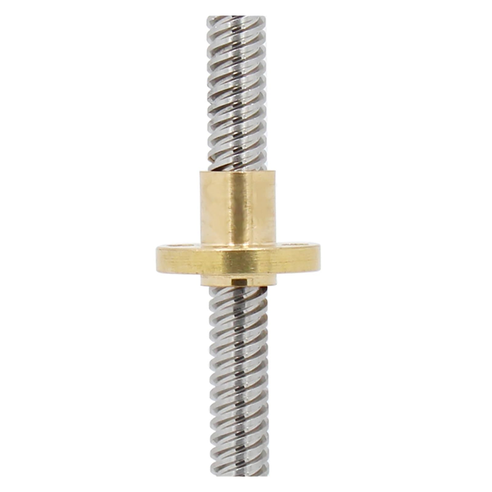 Metal Ball Screw nut T8 Lead Screw Trapezoidal Rod Lead 10mm Length 350m-600mm with Copper Nuts(450mm)