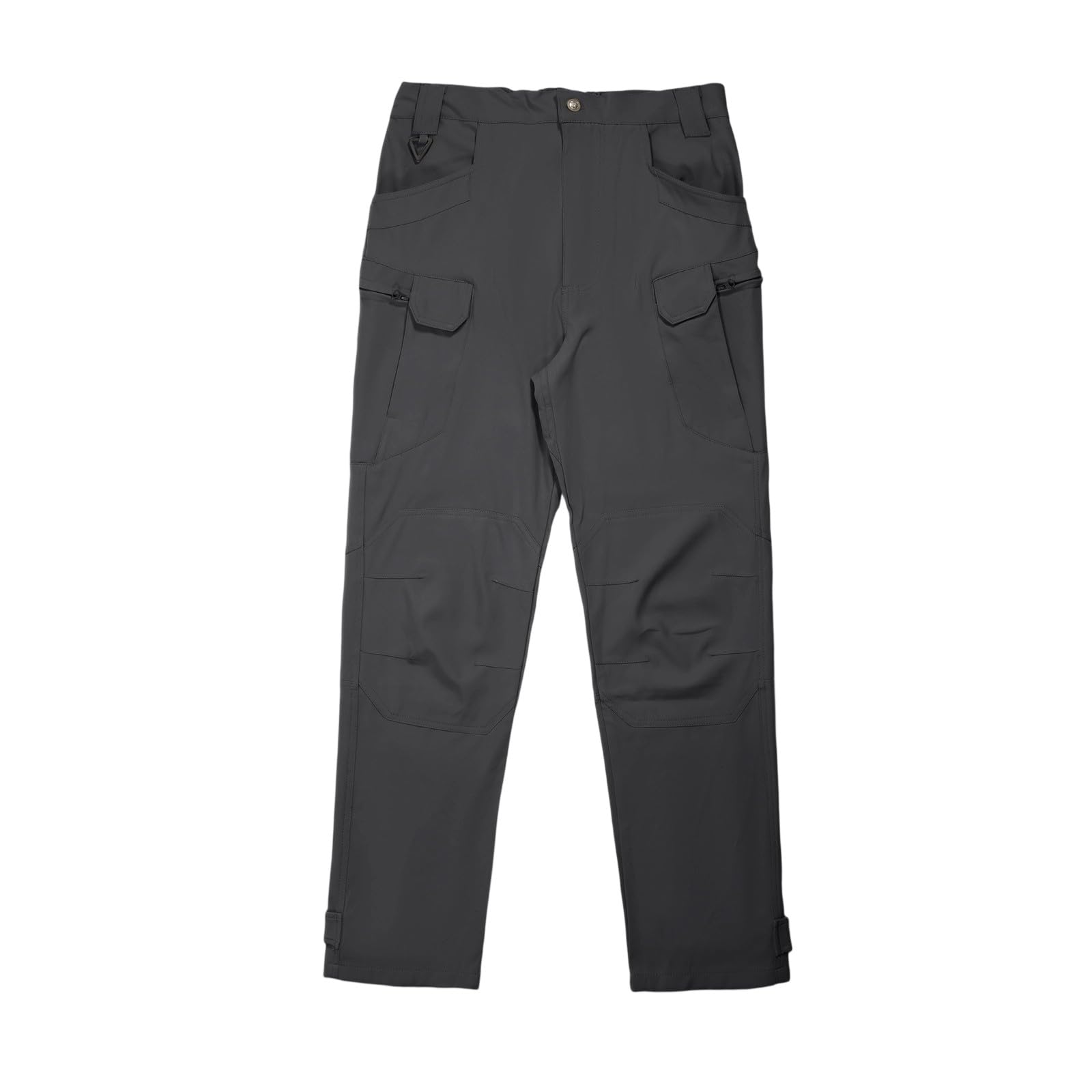 Pantalones de Trabajo Hombre Cargo Multibolsillos con Cremallera Pantalones de Trabajo Elásticos Ajustados Militares Tácticos Pantalón Hombre Ligeros Transpirables Impermeable Trekking Pantalon