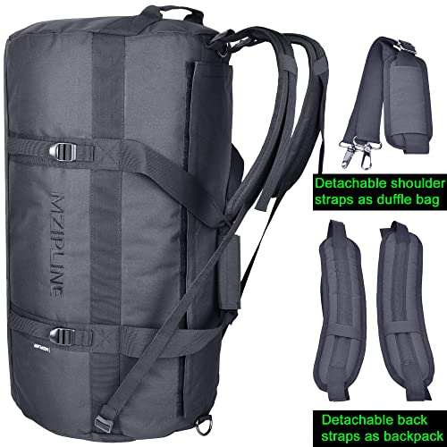 96L XL Large Backpack Duffle Bag Water Resistant Sport Gym Overnight Weekender Holdall Bag,Travel Duffel Bag With Activated Carbon Lining2