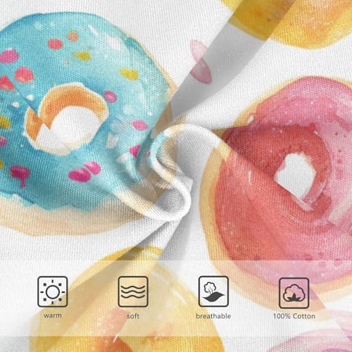 KLL Donuts Background Boys Toddler Soft Training Underwear Breathable Children Undies3