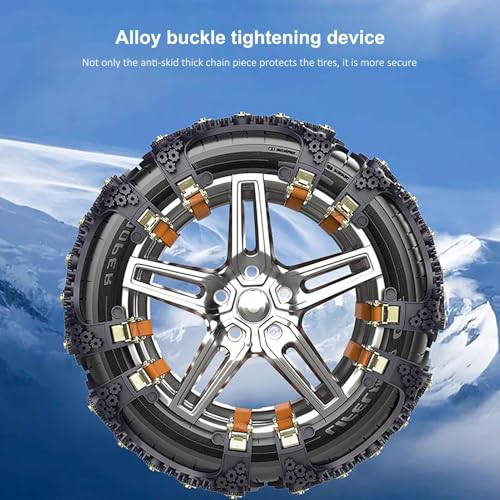 Cadenas de nieve universales para coche que evitan derrapes en placas de hielo 2