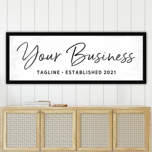 Custom Business Name Signs with Your Company Logo for Home