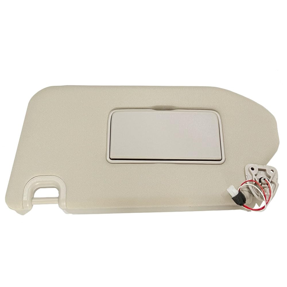 DEVMO Gray Left Driver Side Sun Visor Compatible with Ni-ssan Pathfinder 2013-2018 in-finiti QX60 2014-2017 JX35 2013 Replaces# 96401-9PB0A