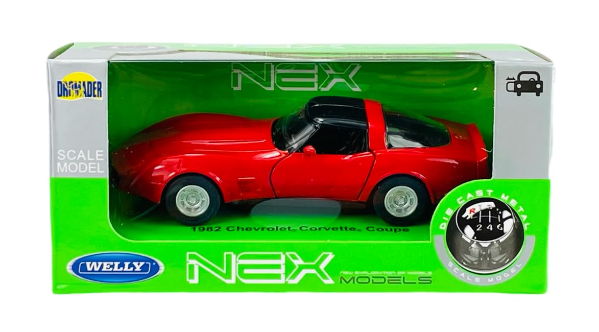 Welly Model Car Compatible with Chevrolet Corvette C3 Stingray
