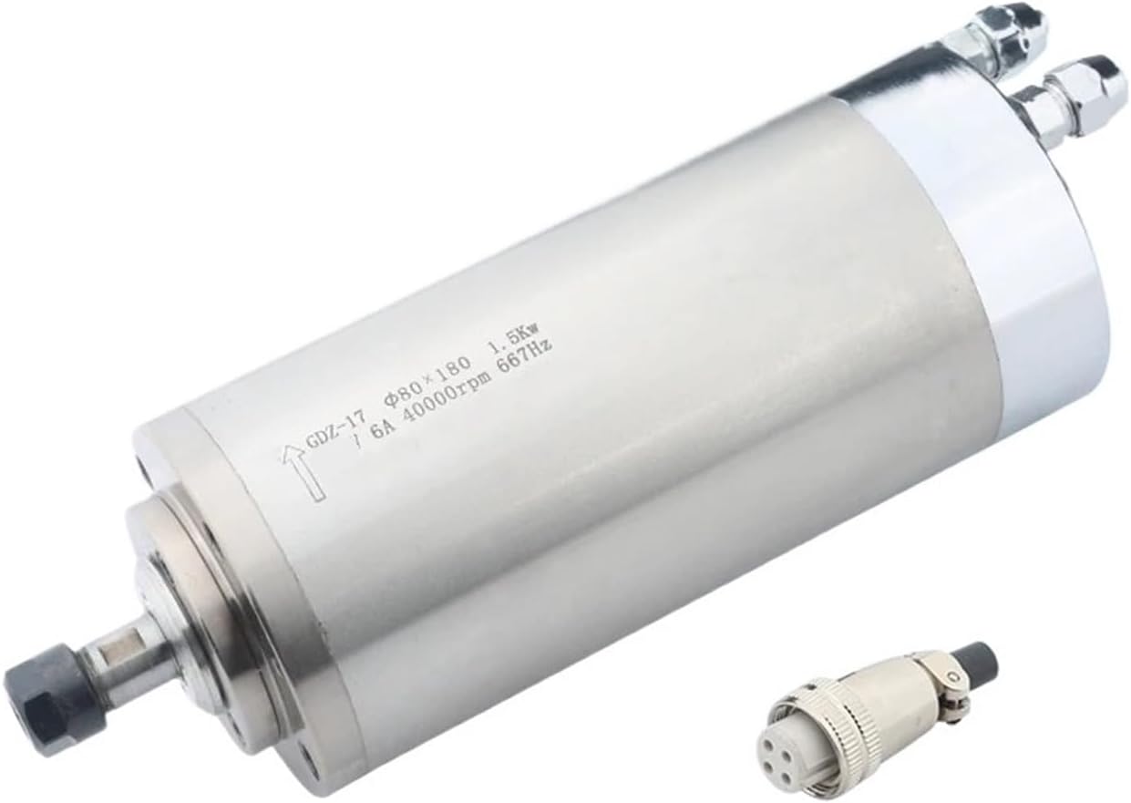GDZ-17 1.5KW water-cooled spindle motor 40000 rpm 80mm high speed high torque CNC(380V)