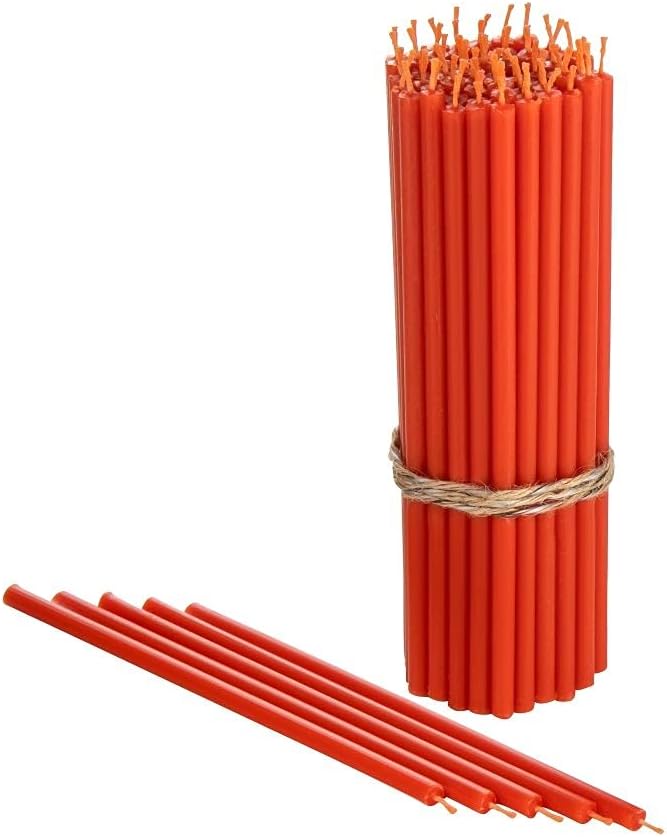 Danilovo Pure Beeswax Candles NoDrip, SmokeLess, Tall