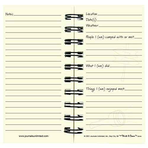 Carnet de camping rigide MINI Sunset en papier recyclé haut de gamme