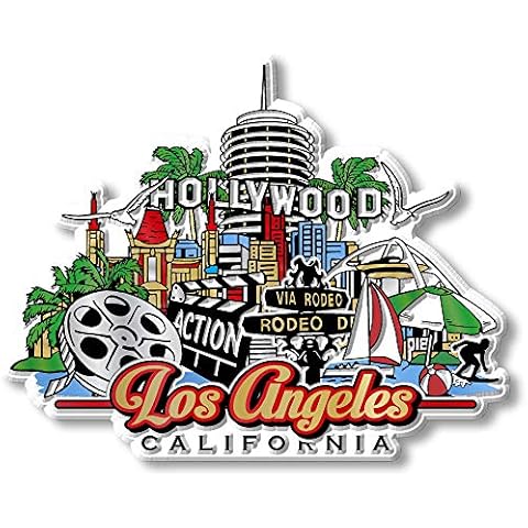 Los Angeles City Magnet by Classic Magnets Cover