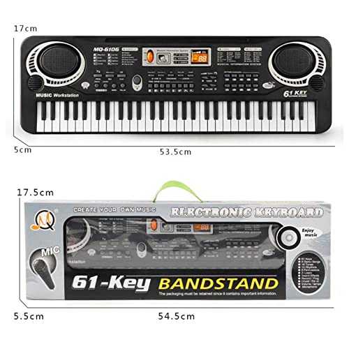 Qianly 61 Touches Musique Numérique Clavier Électronique Clavier Électrique Piano Enfants Enfants Enseignement - Les Beatles, Paul McCartney, John Lennon, RIngo Starr, George Harrison Qianly 61 Touches Musique Numérique Clavier Électronique Clavier Électrique Piano Enfants Enfants Enseignement – Image 3