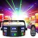 AMKI DJ Disco Lights, 15 Eyes RGB Party Lights Stage Light by DMX512 Control, Sound Activated LED Pattern Strobe Lights for Parties Live Laser Light Show Xmas Club Bar Disco Dancing