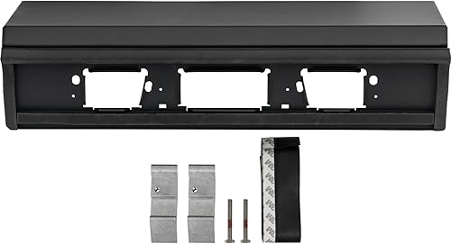 Miniatura 4 de Buyers Products 8895302 Barra de luz sin taladro, soporte de cabina para Dodge  Ram 1500 No Classic 2019+, aluminio negro, ligero, ideal para mini