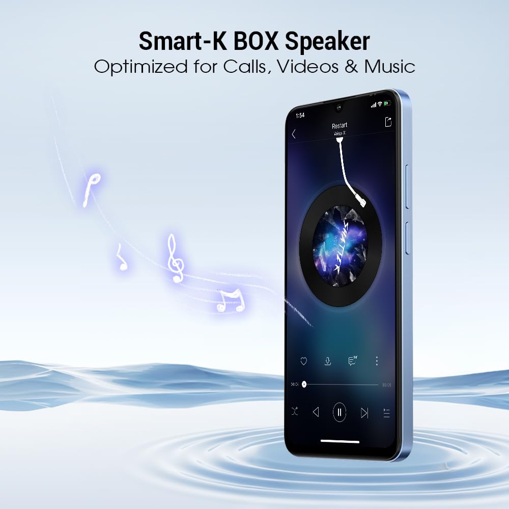 Blackview Wave 10C Android 16 Smartphone sbloccato AI, 16GB+32GB/1TB TF Telefono Cellular Economici, Fotocamera AI 32MP+13MP, 5000mAh, 6.88" HD+, 4G LTE/WiFi 5/GPS/OTG/FM/Custodia inclusa,Nero