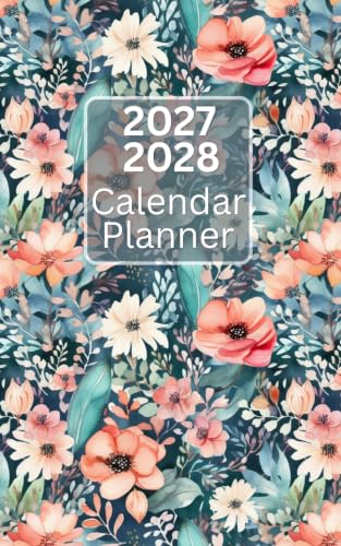 2027-2028 Calendar Planner: 150 pages (medium) size 5x8 Inc image 2