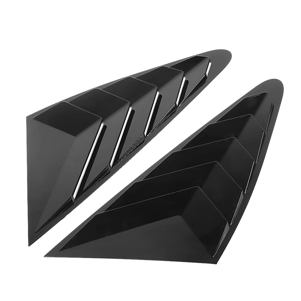 Dioche Scoop del Finestrino dell'auto Modifica del Veicolo Feritoia della Finestra Trim della Copertura della Paletta del Finestrino Laterale Luminoso per Il 2019+