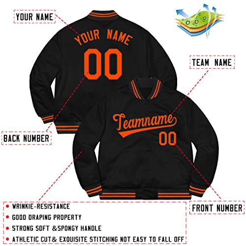 Custom Men/Women/Youth Varsity Baseball Jacket Sportswear Coat Stitched Personalized Name Number3